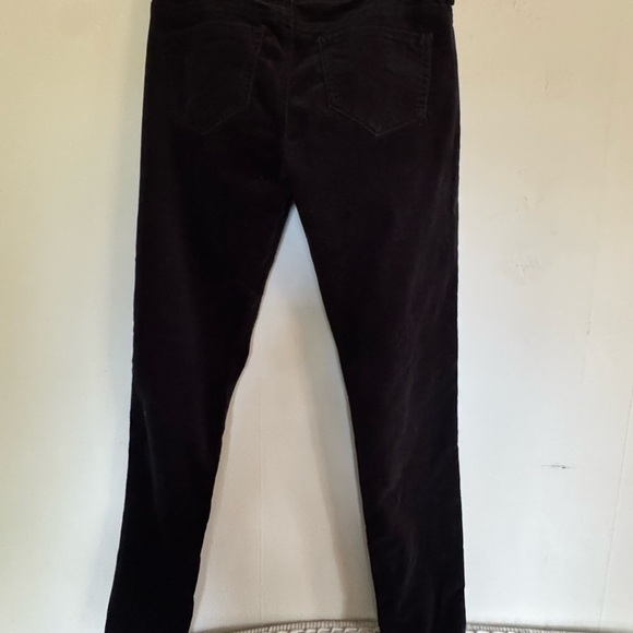 Vintage Candie's Black Low Rise Velvet Skinnt Jeans / Pants size 7 - Picture 6 of 7